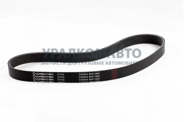 ремень ручейковый 8PK1062 водяного насоса качество Createk SHAANXI VG2600020251